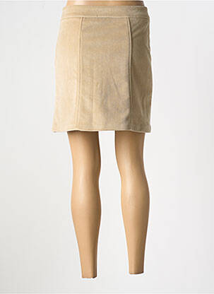Jupe courte taille normale beige ARTLOVE femme