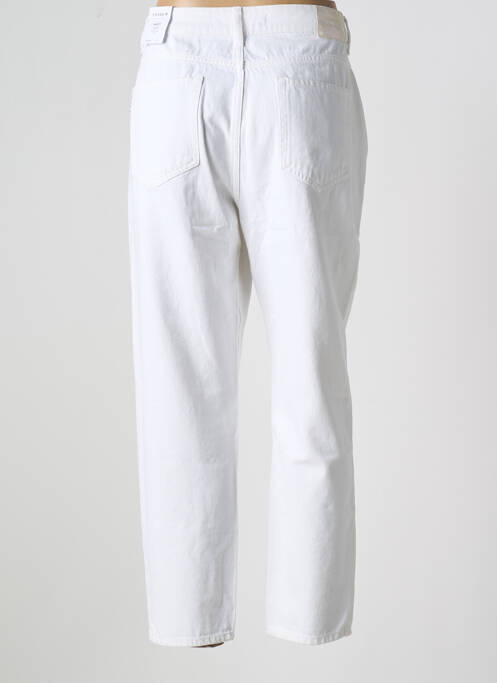 Jeans coupe droite blanc TIFFOSI pour femme