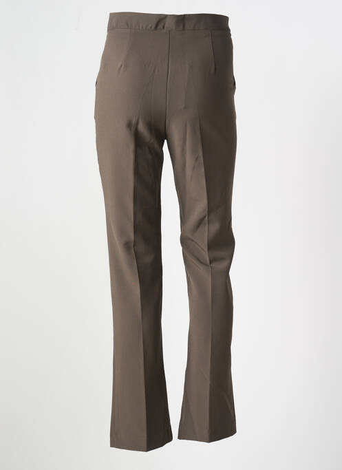 Pantalon droit vert GRACE & MILA pour femme