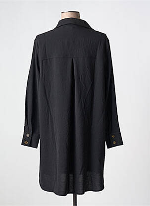 Robe courte manches longues manches longues noir GRACE & MILA femme