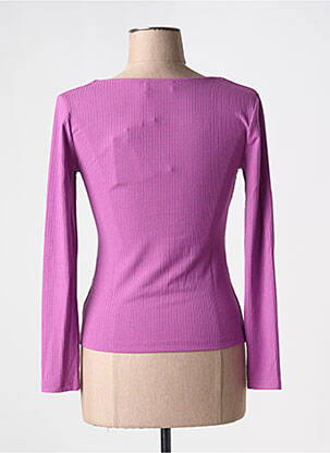T-shirt manches longues manches longues violet LA PETITE ETOILE femme