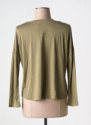 T-shirt manches longues manches longues vert LA PETITE ETOILE femme