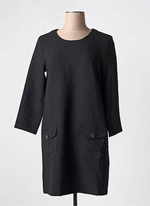 Robe courte noir LA PETITE ETOILE pour femme