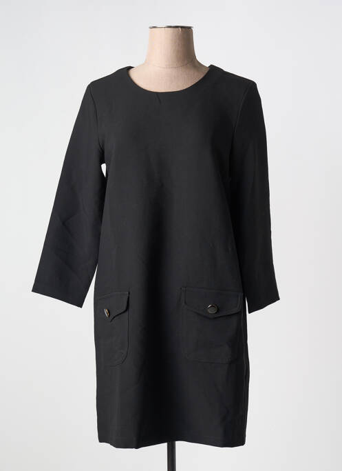 Robe courte noir LA PETITE ETOILE pour femme