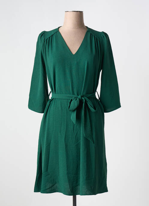 Robe mi-longue vert GRACE & MILA pour femme