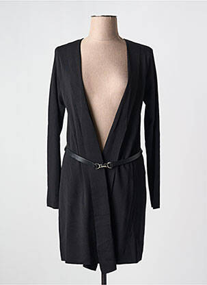 Gilet manches longues stretch noir MORGAN femme