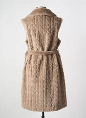 Manteau long marron MIN SWEET pour femme seconde vue