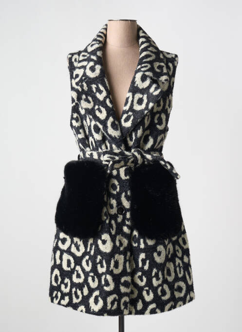 Manteau long noir CARLA GIANNINI pour femme