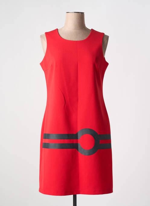 Robe courte rouge HIPPOCAMPE pour femme