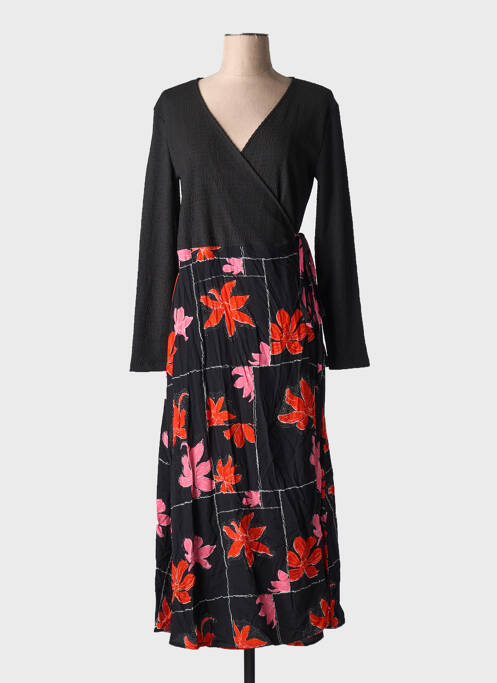 Robe longue noir DESIGUAL pour femme