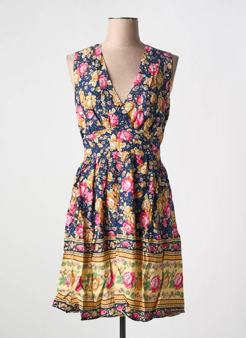 Robe mi-longue bleu HF WOMAN COLLECTION pour femme