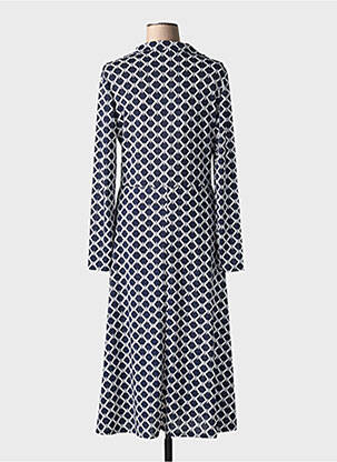 Robe longue manches longues manches longues bleu MORAGN femme
