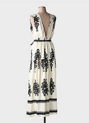 Robe longue beige HF WOMAN COLLECTION pour femme seconde vue