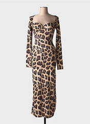 Robe longue beige MAXMILA pour femme seconde vue