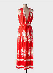 Robe longue rouge HF WOMAN COLLECTION pour femme seconde vue