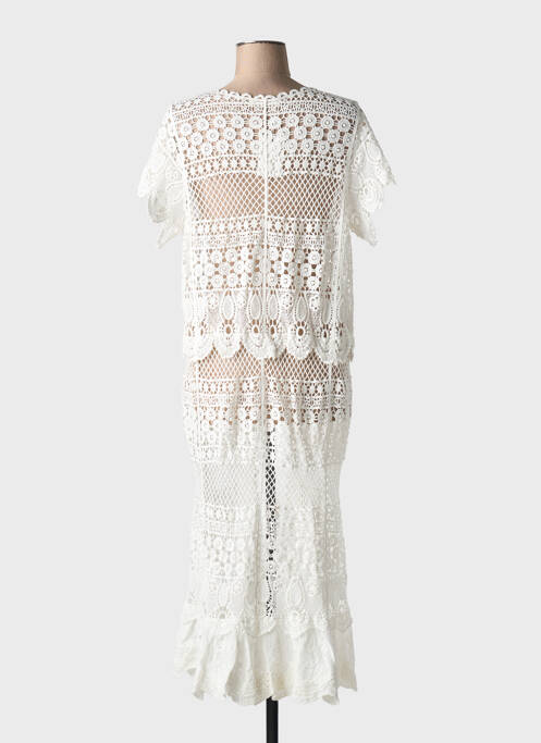 Gilet manches courtes blanc MC LORENE pour femme