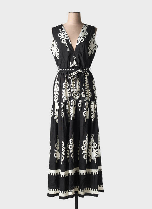 Robe longue noir HF WOMAN COLLECTION pour femme