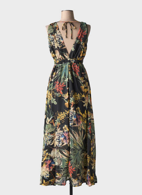 Robe longue noir HF WOMAN COLLECTION pour femme