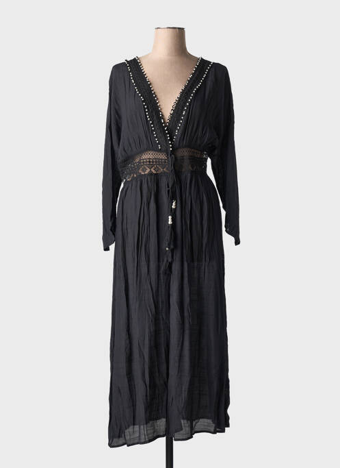 Veste kimono noir MC LORENE pour femme