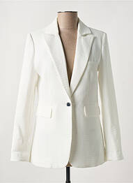 Blazer poches blanc MORGAN femme