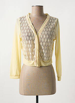 Gilet manches longues coupe cintrée beige CHOKLATE femme