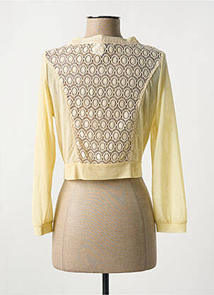 Gilet manches longues coupe cintrée beige CHOKLATE femme