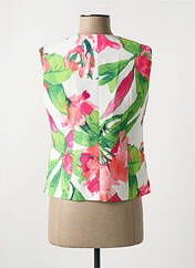 Gilet sans manche vert HIPPOCAMPE pour femme seconde vue