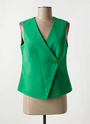 Gilet sans manche vert HIPPOCAMPE pour femme seconde vue