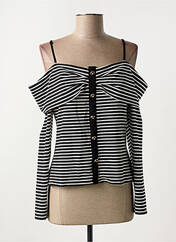 Top noir MORGAN pour femme seconde vue