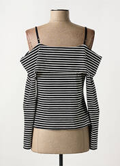 Top noir MORGAN pour femme seconde vue