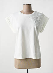 T-shirt beige MORGAN pour femme seconde vue