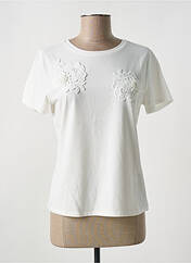 T-shirt beige MORGAN pour femme seconde vue