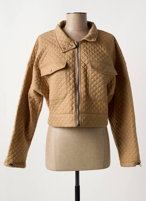 Doudoune marron GOLDEN LIVE pour femme