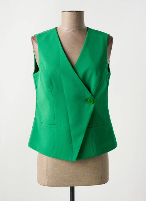 Gilet sans manche vert HIPPOCAMPE pour femme