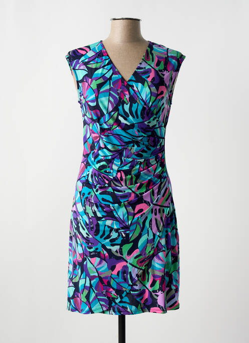 Robe courte bleu MORGAN pour femme