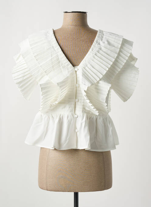 Top blanc GOLDEN LIVE pour femme