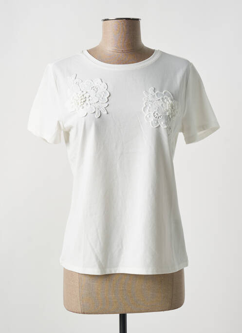 T-shirt beige MORGAN pour femme