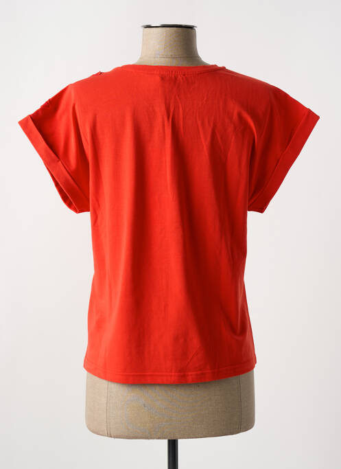 T-shirt orange MORGAN pour femme