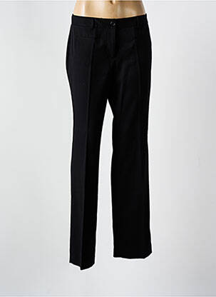 Pantalon droit stretch taille normale noir PATRIZIA DINI femme