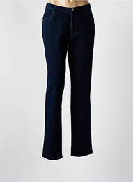 Jeans coupe droite stretch taille normale bleu I.QUING femme