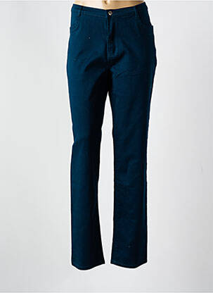 Jeans coupe droite stretch taille normale bleu I.QUING femme