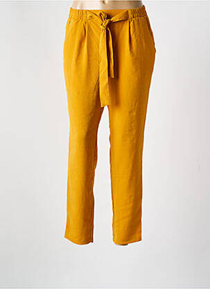 Pantalon slim taille élastique taille normale jaune TIFFOSI femme