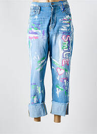 Jeans coupe droite taille normale taille normale bleu S.WOMAN femme