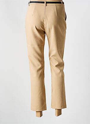 Pantalon 7/8 stretch taille normale beige TIFFOSI femme