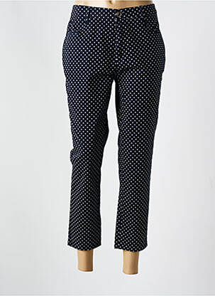 Pantalon 7/8 stretch taille normale bleu I.QUING femme