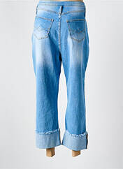 Jeans coupe droite bleu S.WOMAN pour femme seconde vue