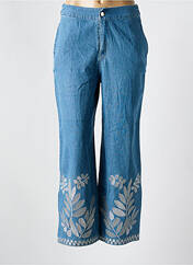 Jeans coupe large bleu GOLDEN LIVE pour femme seconde vue