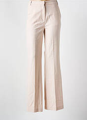 Pantalon droit beige MORGAN pour femme seconde vue