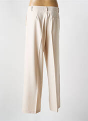 Pantalon large beige GOLDEN LIVE pour femme seconde vue