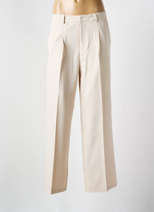 Pantalon large beige GOLDEN LIVE pour femme